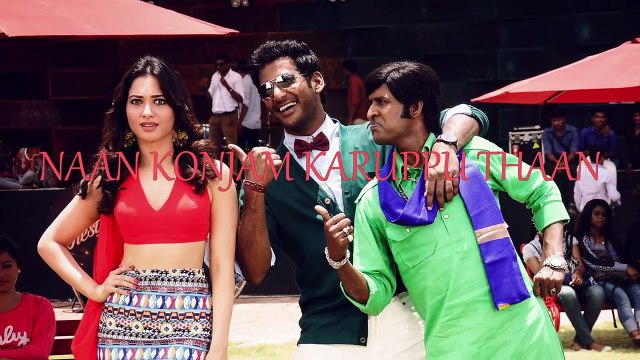 Kaththi Sandai - Naan Konjam Karuppu Thaan Lyric _ Vishal