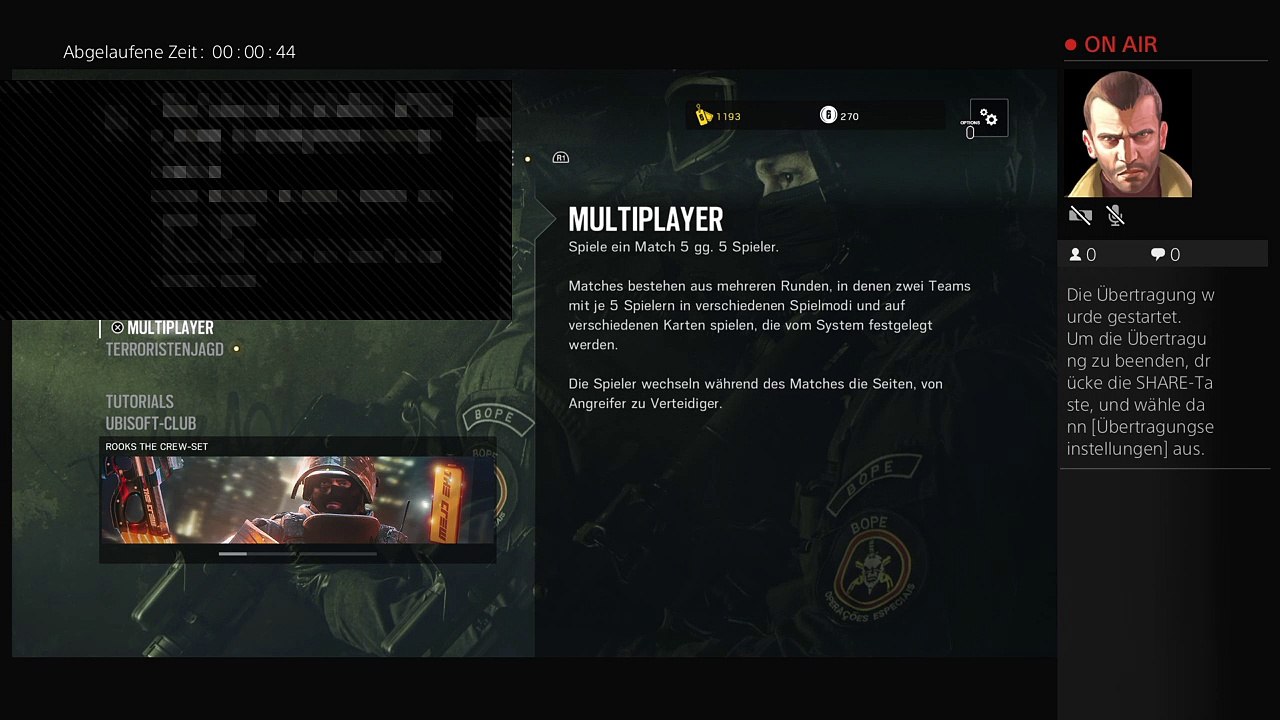 PS4-Live-Übertragung von xXRosbacherXx