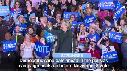 Clinton warns Trump is 'threatening' US democracy