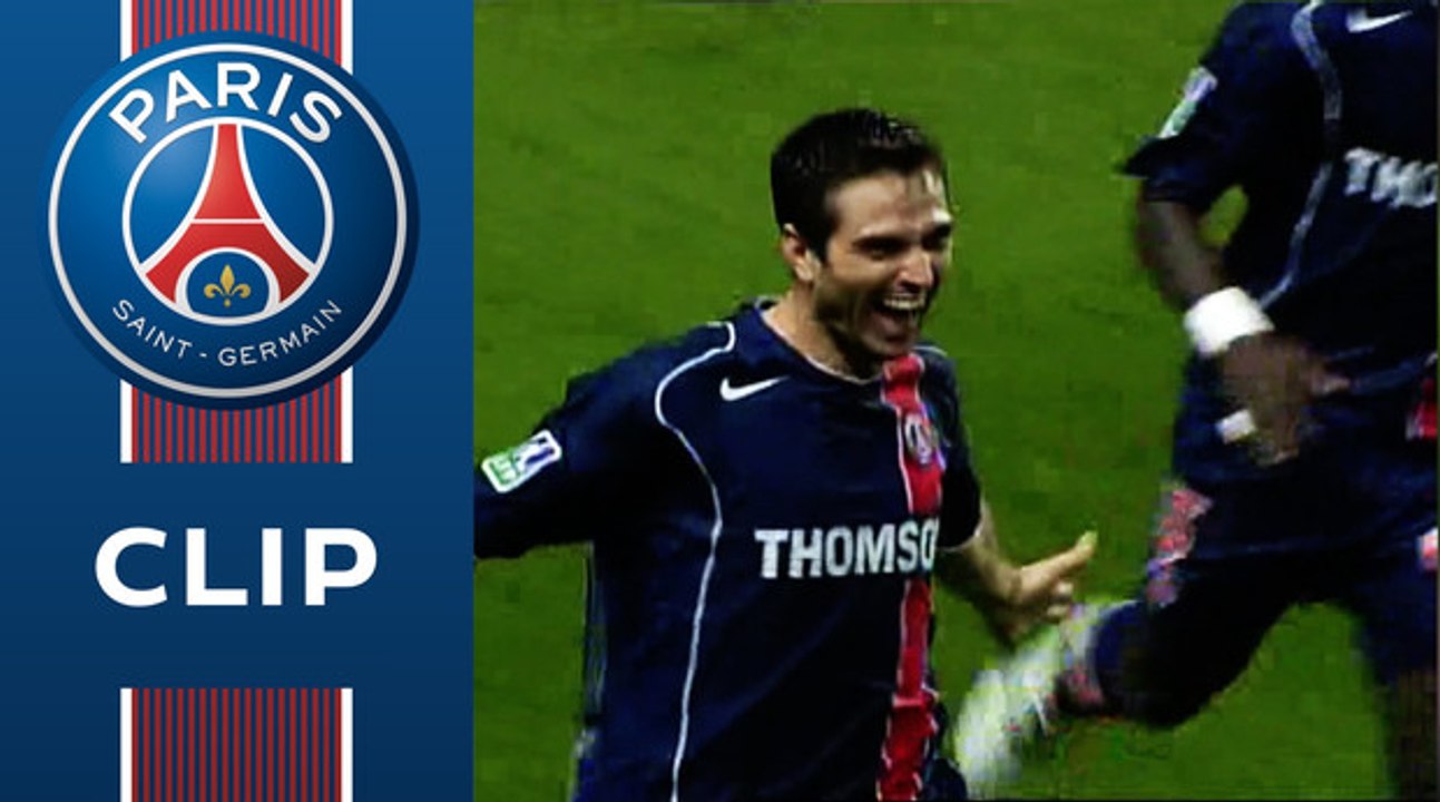 Sorin and Pauleta at the Parc des Princes