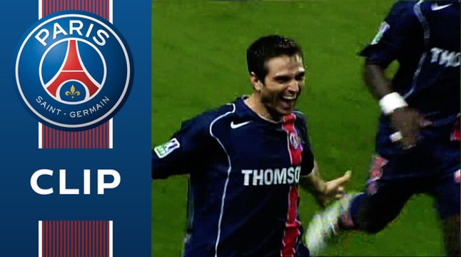 Sorin and Pauleta at the Parc des Princes