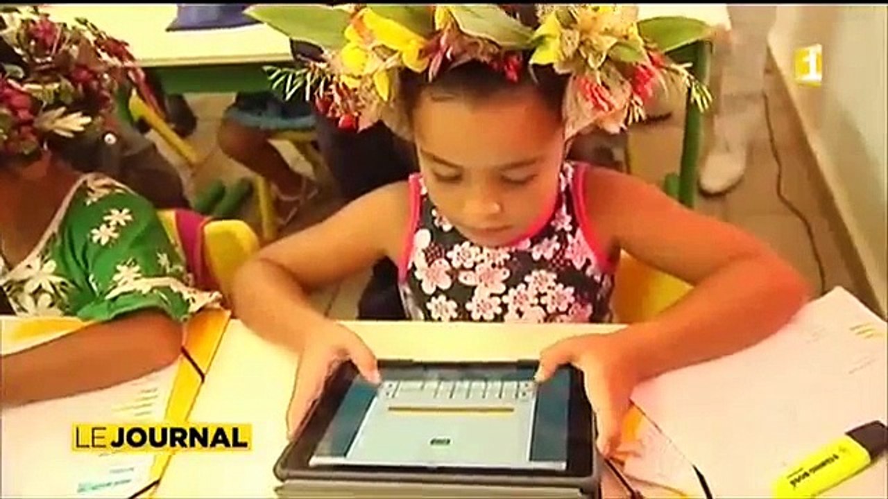 L'outil numérique au service de la réussite de tous. Visite à Huahine vue par Polynésie 1ère