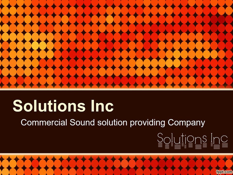 SOLUTIONS MIX SOUND SYSTEMS@Audac