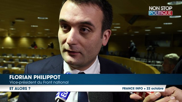 Colère des policiers : Leur porte-parole est un militant FN, Florian Philippot ne voit pas où est le problème