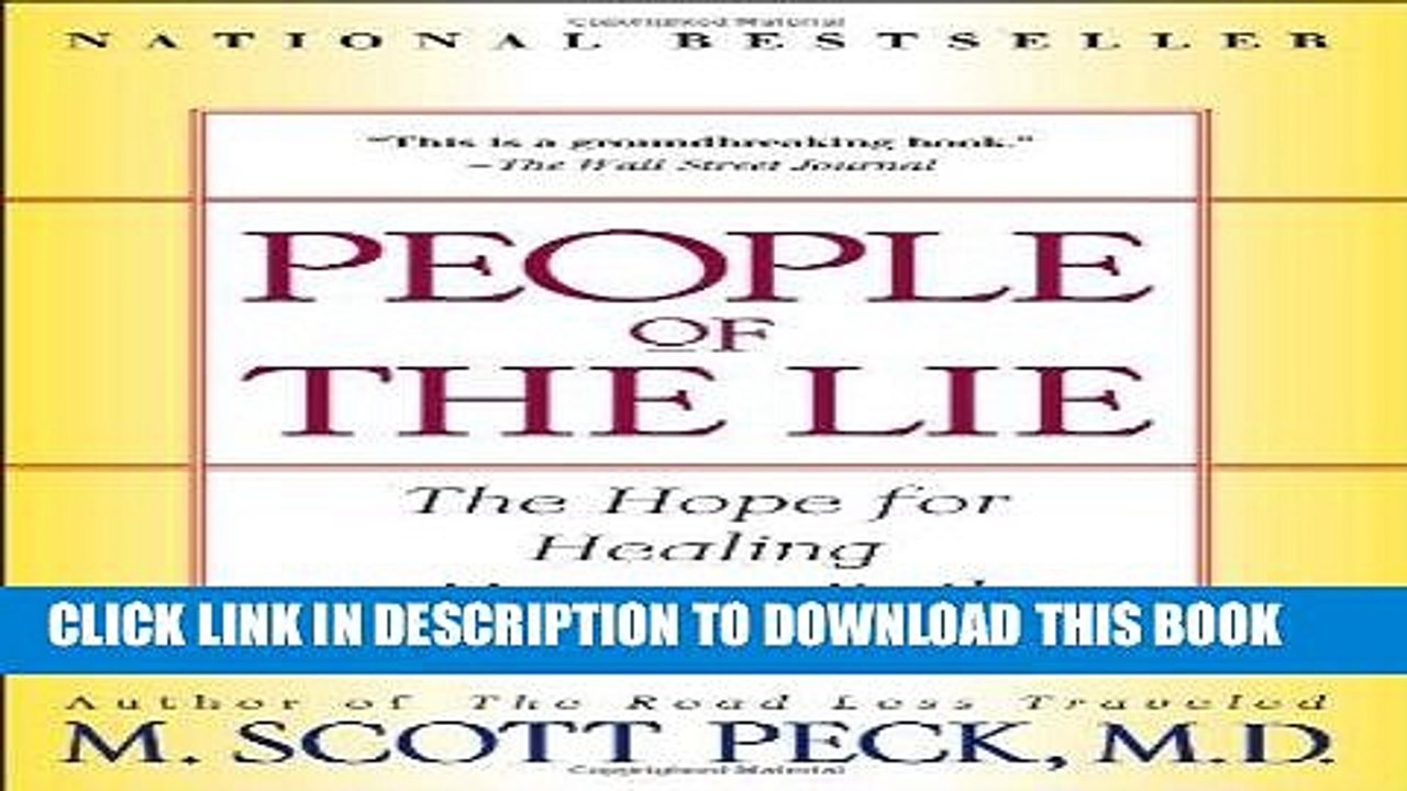 [EBOOK] DOWNLOAD People of the Lie: The Hope for Healing Human Evil PDF