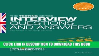 [Read] Ebook Interview Questions and Answers (Testing Series) New Version