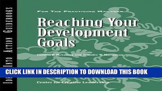 [Read] Ebook Reaching Your Development Goals New Reales