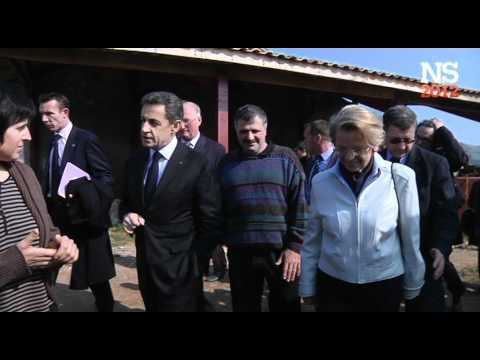 Nicolas Sarkozy rencontre les agriculteurs d'Itxassou