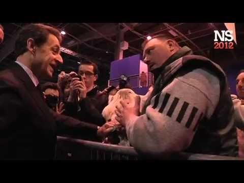 Nicolas Sarkozy soutenu par les éleveurs au Salon de l'Agriculture