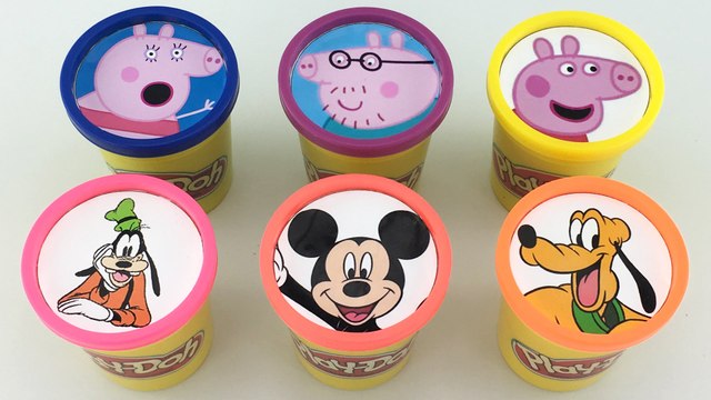 Play Doh Clay Сups Surprise Toys Pokemon, Mickey Mouse Fun and Creative for Kids