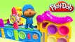 Play Doh Ice Cream - Create Popsicle Ice Cream with Peppa Pig Toys - Cartoon for Kids