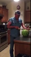 Une façon incroyable de couper une pastèque