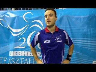 Simon Gauzy : " Enormément d'émotions "