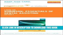 Read Now Essentials of Dental Assisting - Elsevier eBook on VitalSource (Retail Access Card), 5e