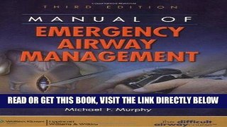 [Free Read] Manual of Emergency Airway Management Full Online
