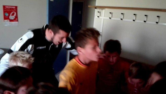 Célébration de la victoire U13 6-0 contre Darnetal