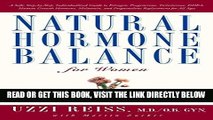 [Free Read] Natural Hormone Balance for Women: Look Younger, Feel Stronger, and Live Life with