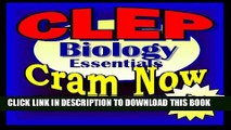 Read Now CLEP Prep Test BIOLOGY Flash Cards--CRAM NOW!--CLEP Exam Review Book   Study Guide (CLEP