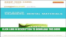 Read Now Dental Materials - Elsevier eBook on Intel Education Study (Retail Access Card): A Pocket