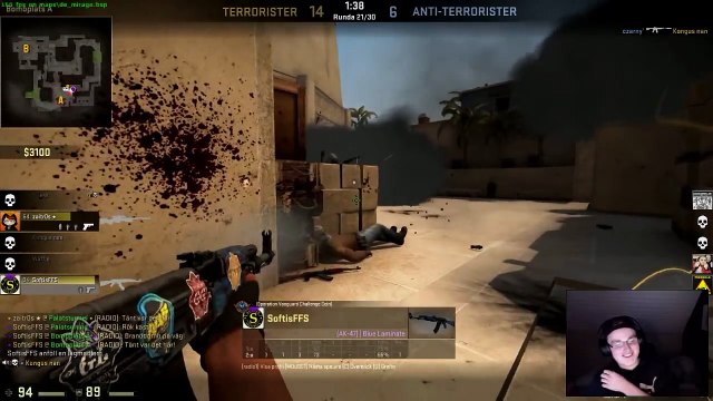 CS GO Competitive SICKEST AWP NOSCOPE EVER! + ACE