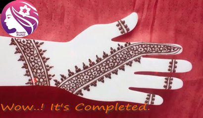 Arabic Mehndi Designs Simple and easy step by step for hands episode #101 by Art Institute.