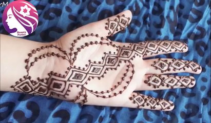 Diamond Mehndi Designs Simple and easy step by step for hands episode #103 by Art Institute.