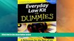 Big Deals  Everyday Law Kit For Dummies? (For Dummies (Lifestyles Paperback))  Best Seller Books
