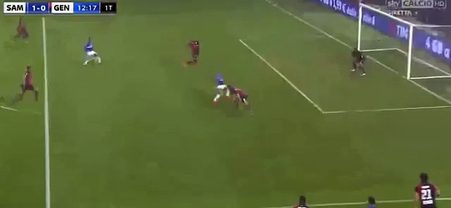 Luis Muriel Goal - Sampdoria vs Genoa 1-0 Serie A 22-10-2016