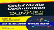 [New] Ebook Social Media Optimization For Dummies Free Online