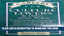[Read] Ebook Careers for Culture Lovers   Other Artsy Types (Careers for You Series) New Reales