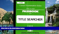 Books to Read  Title Searcher(Passbooks) (Career Examination Series)  Full Ebooks Best Seller