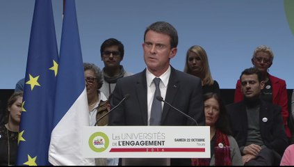 Intervention de Manuel Valls - Université de l'Engagement de Tours