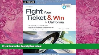 Books to Read  Fight Your Ticket   Win in California  Best Seller Books Most Wanted