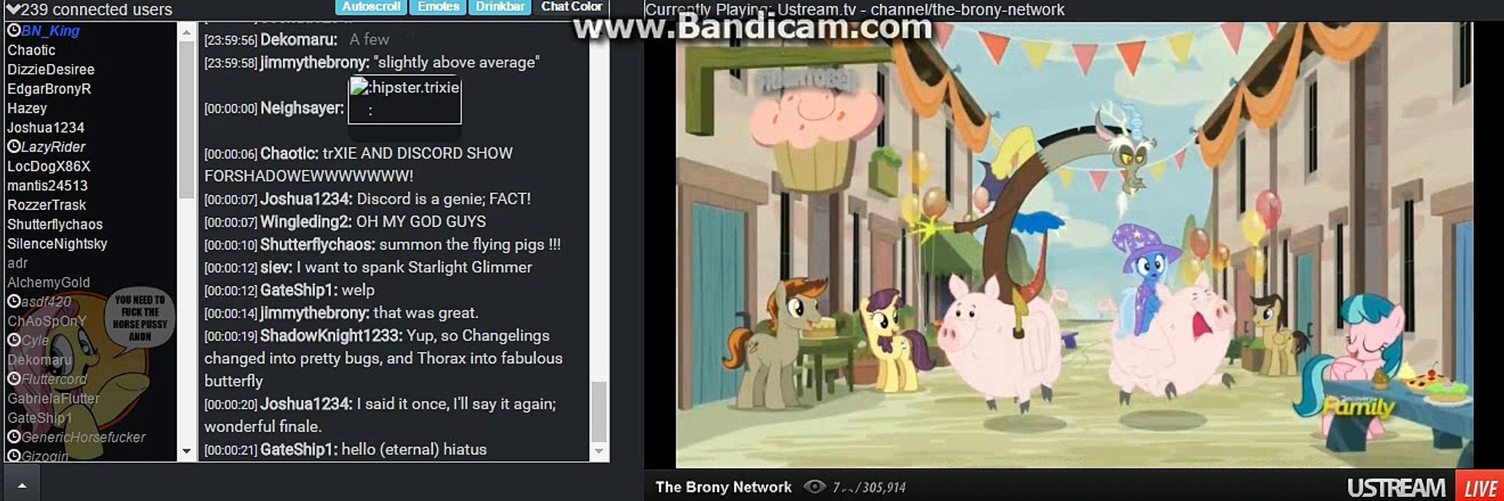 MLP S6 E26 TheBronyNetwork CHAT Live Reaction 6/6