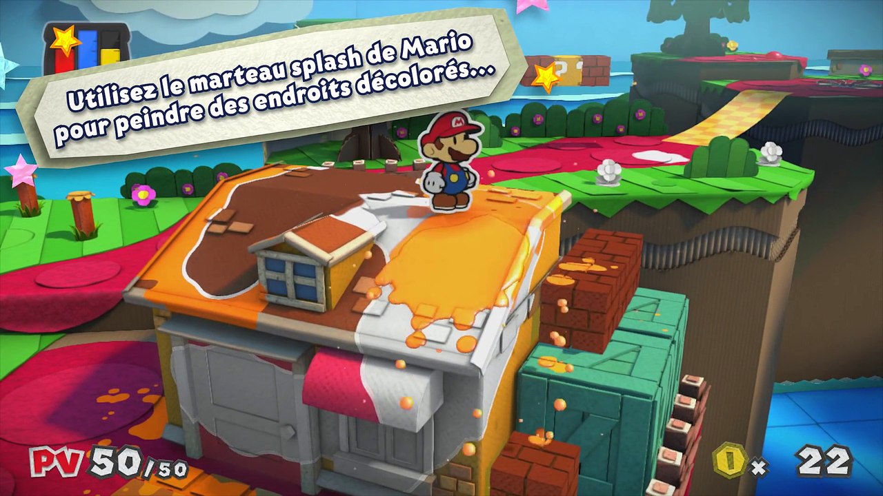 Paper Mario Color Splash aperçu de l'histoire...