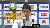 Conférence de presse Havre AC - AC Ajaccio (2-0) : Oswald TANCHOT (HAC) - Olivier PANTALONI (ACA) - 2016/2017