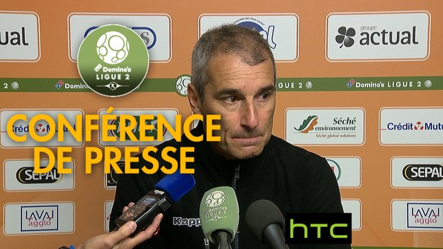 Conférence de presse Stade Lavallois - Stade Brestois 29 (0-1) : Denis ZANKO (LAVAL) - Jean-Marc FURLAN (BREST) - 2016/2017