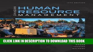 [Free Read] Canadian Human Resource Management with Connect Access Card: A Strategic Approach Full