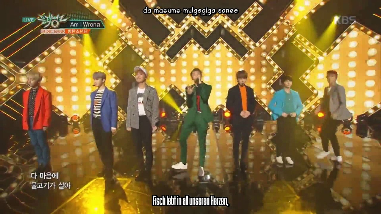 BTS 「Am I Wrong 【LIVE】」 -german sub-