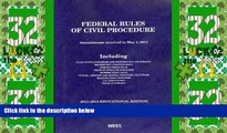 Big Deals  Federal Rules of Civil Procedure, 2011-2012 Educational Edition  Best Seller Books Best