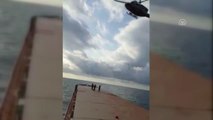 Ereğli Açıklarında Yan Yatan Kargo Gemisinin Mürettebatı Helikopterle Kurtarıldı - Zonguldak