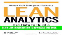 [Free Read] Lean Analytics: Use Data to Build a Better Startup Faster Full Online