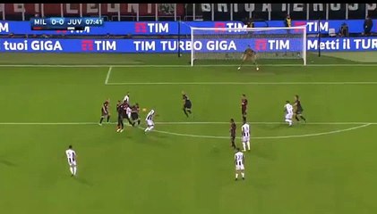 Miralem Pjanic amazing shot  AC Milan 0 - 0 Juventus 22.10.2016