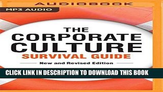 [Free Read] The Corporate Culture Survival Guide, New and Revised Edition Free Online