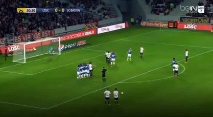 Sebastien Corchia  Goal HD - Lille 1-0	 Bastia 22.10.2016 HD