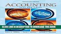 [Free Read] Accounting: Texts and Cases Full Online