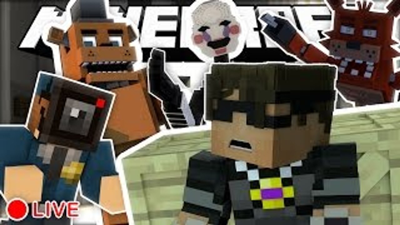 Minecraft Five Nights at Freddys Hide N Seek + Murder /w Friends! (Funny Moments)