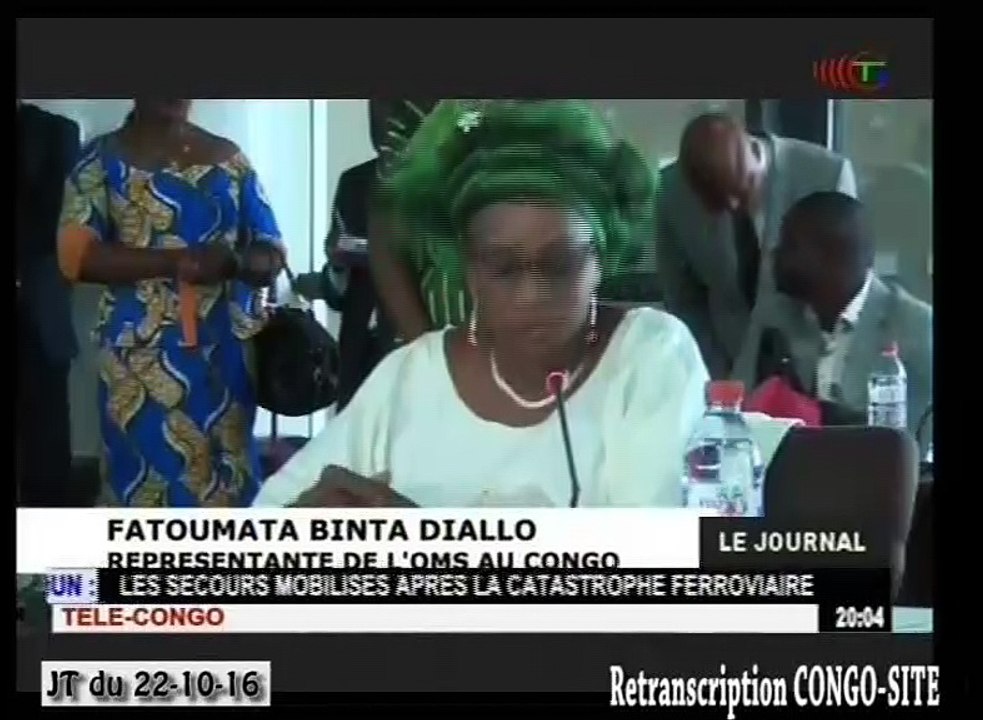 Journal de 20h TVCongo du samedi 22 octobre 2016 -By Congo-Site