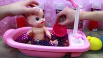 Baby Alive Bath Time Foam & Balloon Pop Surprise Toys   Orbeez Filled Bath & Giant Orbeez Balloons