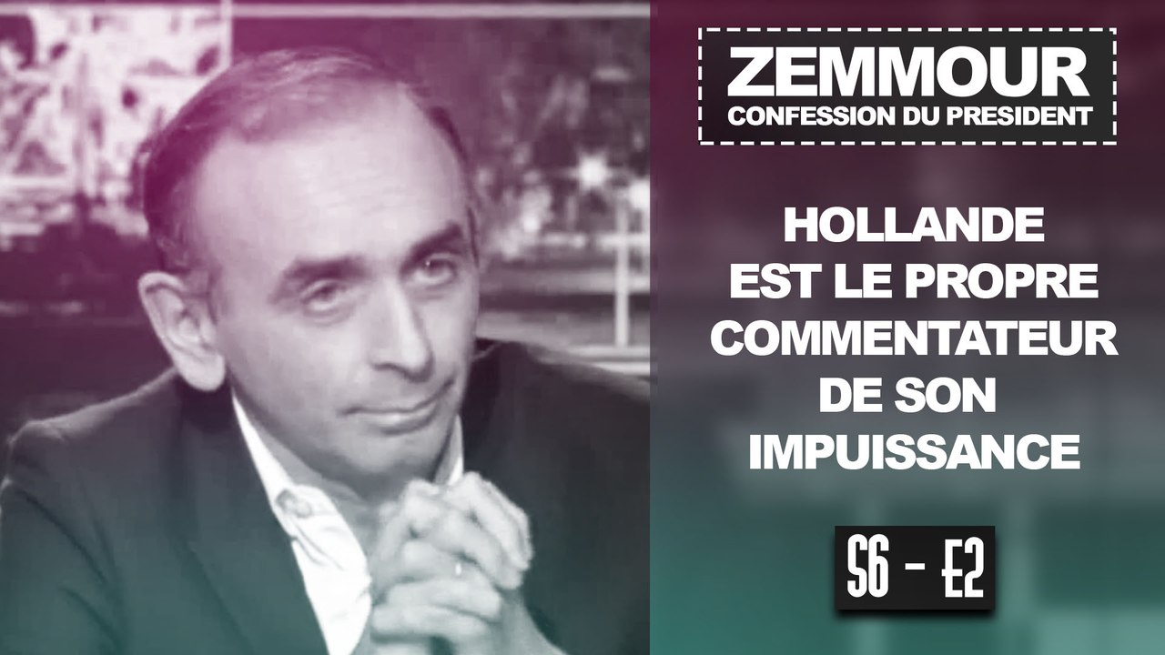 ZEMMOUR - "Hollande est le propre commentateur de son impuissance" 19/10/16